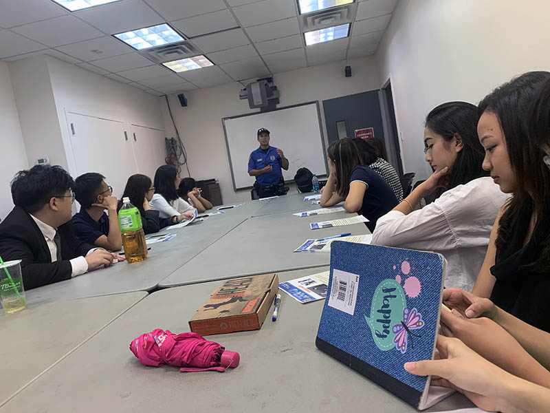 NYPD safety talk 